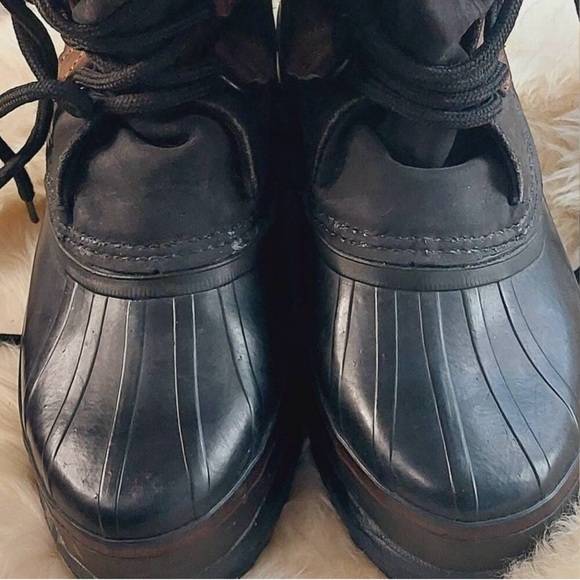 Vintage Sorel Men's Alpine Felt lined Wool Trim Winter Boots | Size 10 | Waterpr - Picture 5 of 7